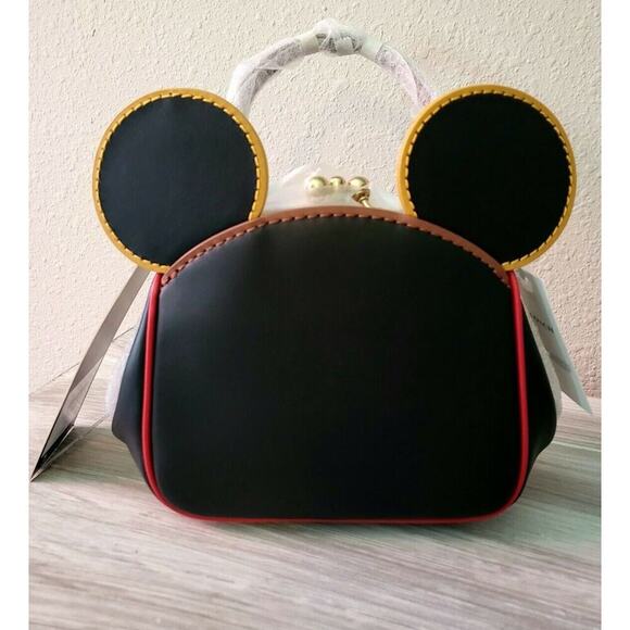 Coach Disney Mickey Mouse X Keith Haring Kisslock Collectible Handbag Purse - Picture 1 of 10